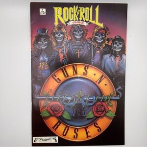 Vintage 1989 Rock N Roll Comics - Guns N Roses